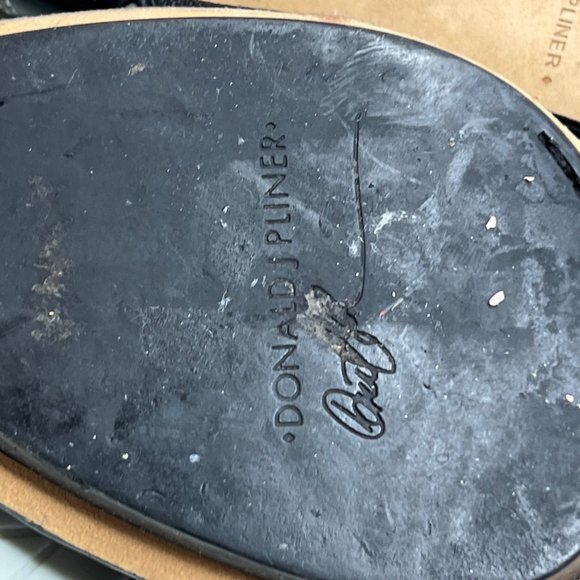 Donald J Pliner Nika High Heel Sandal Open Toe Slingback Black Women's 6.5 - Picture 12 of 12